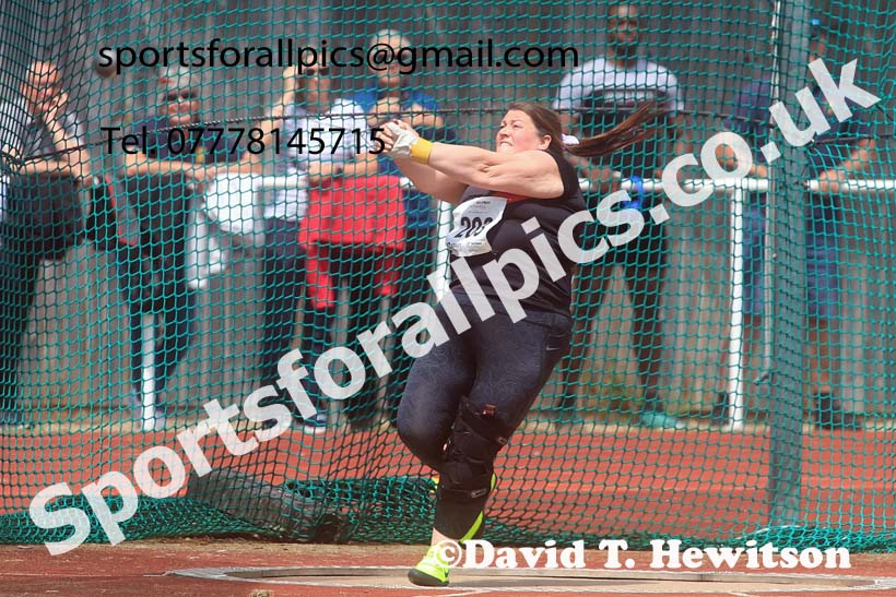 Senior Womens hammer, 2024 Northern Senior and Under-20s Track and Field Champs, Middlesbrough.  Photo: David T. Hewitson/Sports for All Pics